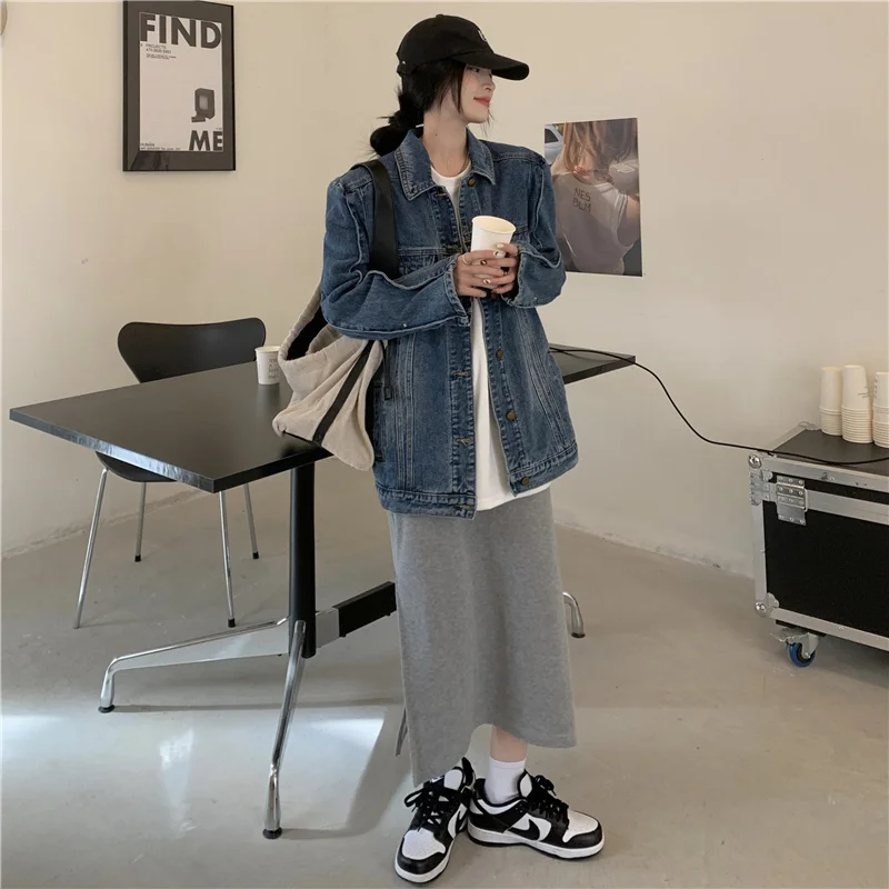2023 New Spring Cowboy Coat Woman Large Size Retro Bomb The Street Wide Edition Medium And Long Ins Tide Free Shipping
2023 New Spring Cowboy Coat Woman Large Size Retro Bomb The Street Wide Edition Medium And Long Ins Tide Free Shipping