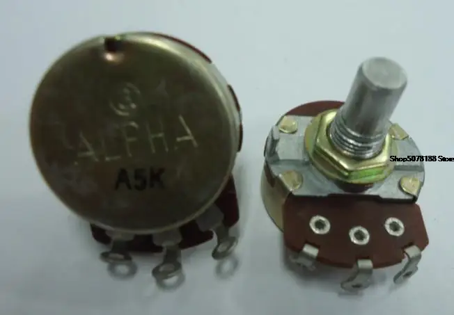 

Alpha Alpha Electric Guitar Game Machine Potentiometer Single Connection RV24AF-10 A5k 15R