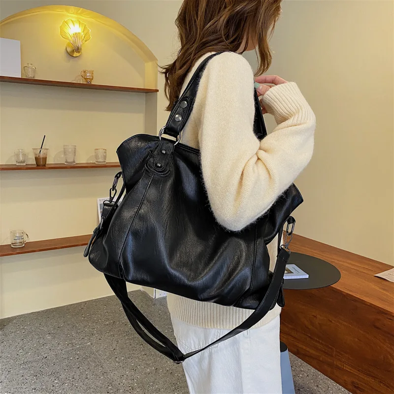 

Female Hobo Handbag Large Capacity Shoulder Bags Big Stylsih Tote Bag Ladies Soft Leather Hobos Messenger Bags Women Shopper Bag