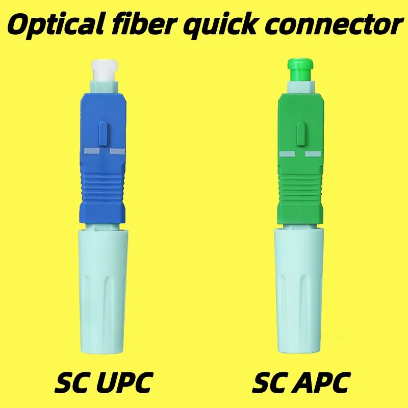 50-200PCS SC/UPC SC/APC Optical Fiber Quick Connector FTTH Single Mode Fiber Optic Fast Connector Fiber Cold Connector Tool
50-200PCS SC/UPC SC/APC Optical Fiber Quick Connector FTTH Single Mode Fiber Optic Fast Connector Fiber Cold Connector Tool