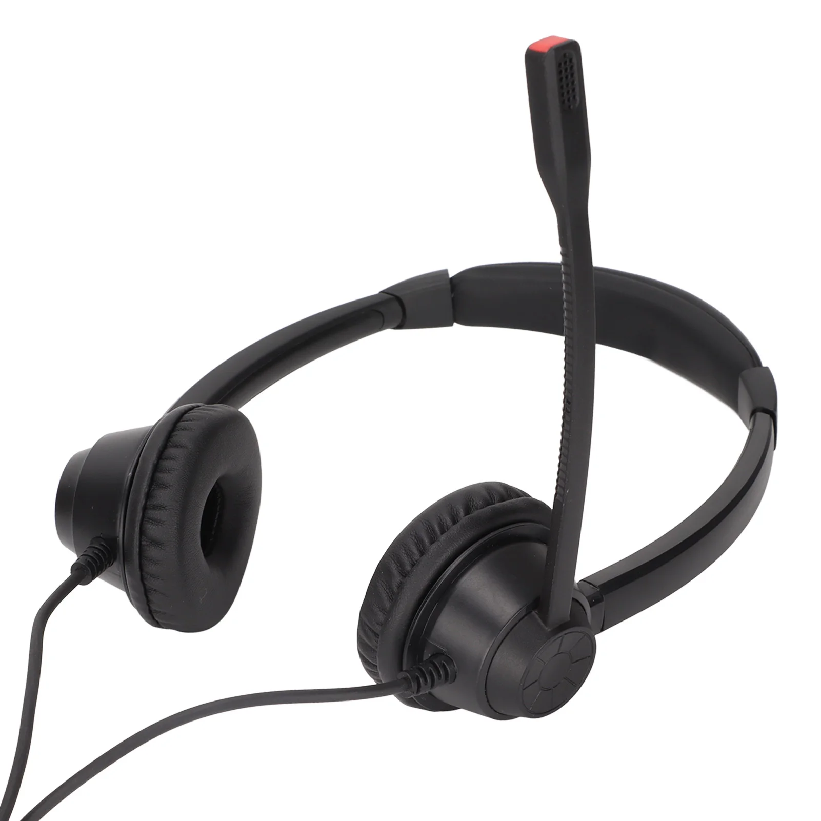 Sa59b01107d684e3987a381d8399b3c29A RJ9 Telephone Headset Noise Cancelling Binaural Corded Cell Phone Headphone with Mic for VOIP Phone Landline Telephone Headphone