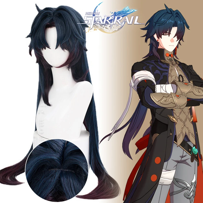Honkai Star Rail Blade Cosplay Wig 90cm 35in Long Dark Blue Brown Wig Cosplay Game Cosplay Accessories Heat Resistant Synthetic
Honkai Star Rail Blade Cosplay Wig 90cm 35in Long Dark Blue Brown Wig Cosplay Game Cosplay Accessories Heat Resistant Synthetic