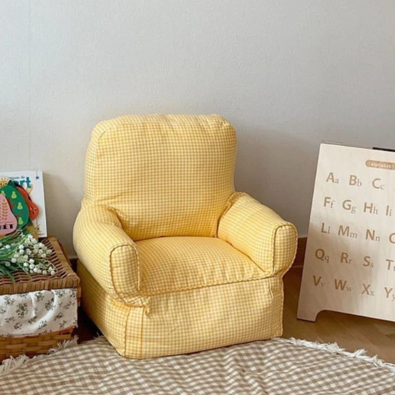 INS Children's Single Bean Bag Sofa Plaid Canvas Mini Chair Seat Kindergarten Early Education Institution Baby Furniture
INS Children's Single Bean Bag Sofa Plaid Canvas Mini Chair Seat Kindergarten Early Education Institution Baby Furniture