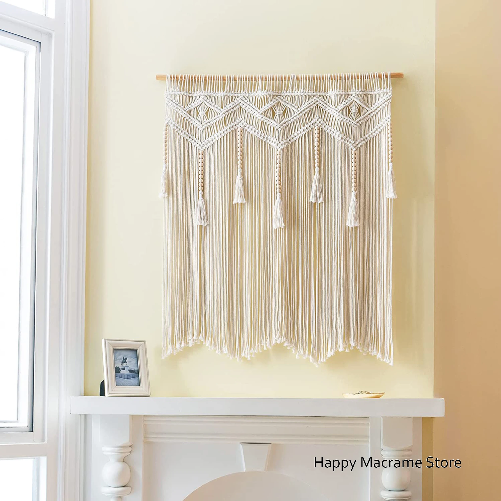 Макраме настенный подвесной большой богемный Декор шикарная фотокисточка тканая настенная художественная декорация для спальни-без стержня
Макраме настенный подвесной большой богемный Декор шикарная фотокисточка тканая настенная художественная декорация для спальни-без стержня