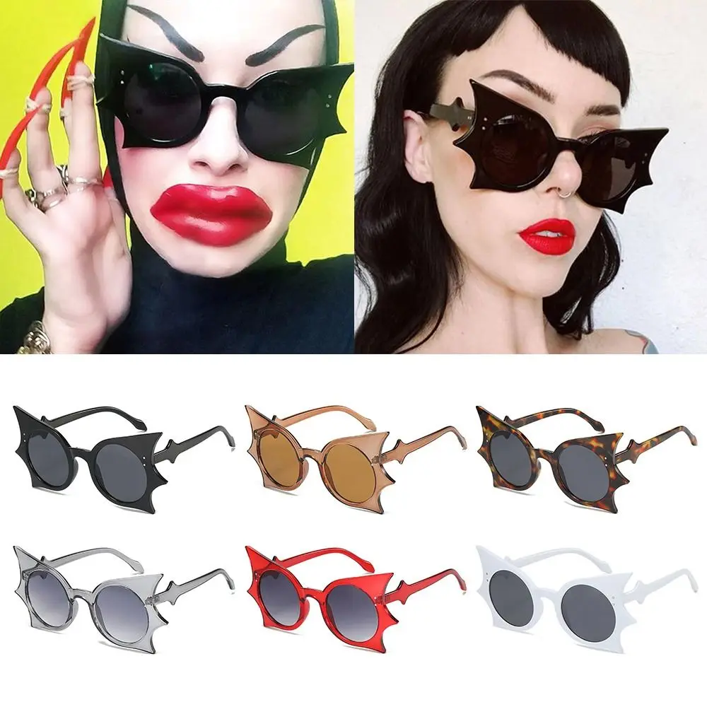 UV 400 Protection Bat Shaped Sunglasses Trendy Colorful Rimless Goth Sun Glasses Novelty Eyewear Cosplay/Disco Party
UV 400 Protection Bat Shaped Sunglasses Trendy Colorful Rimless Goth Sun Glasses Novelty Eyewear Cosplay/Disco Party