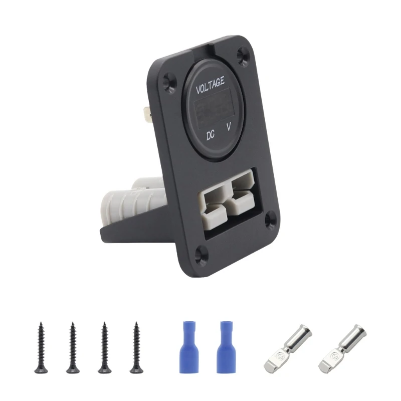 Charging Socket 12V 24V Charging Adapter Connector with Voltmeter and Screws for Car
Charging Socket 12V 24V Charging Adapter Connector with Voltmeter and Screws for Car