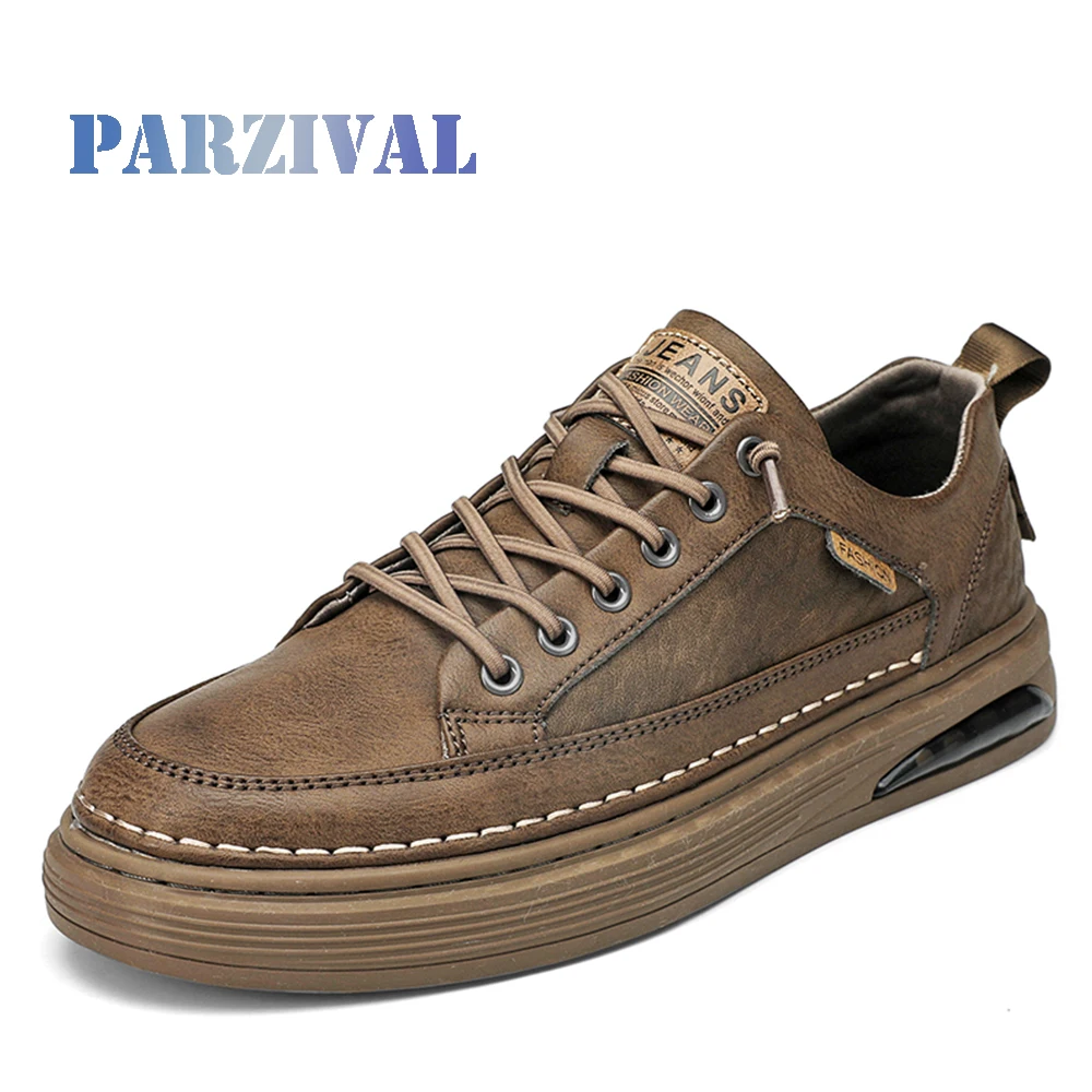 PARZIVAL Men's Leather Casual Shoes Sneakers 2023 Autumn-winter Genuine Leather Skateboarding Shoes Height Increasing Men Shoes
PARZIVAL Men's Leather Casual Shoes Sneakers 2023 Autumn-winter Genuine Leather Skateboarding Shoes Height Increasing Men Shoes