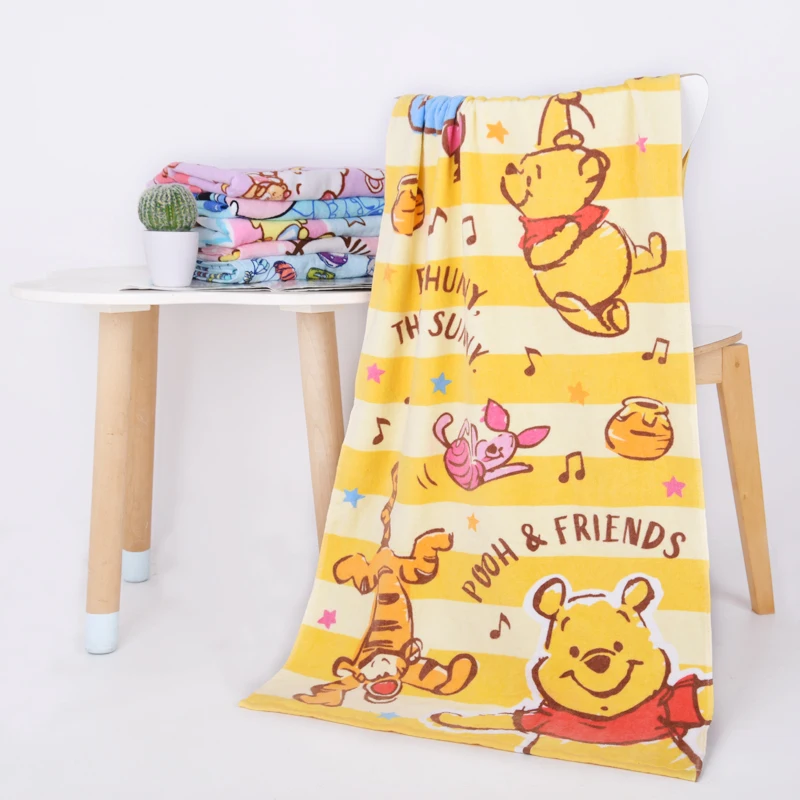 Disney Cartoon Cotton Bath Towel Children's Beach Towel Summer Winnie the Pooh Mickey Mouse Minnie Stitch 60x120cm
Disney Cartoon Cotton Bath Towel Children's Beach Towel Summer Winnie the Pooh Mickey Mouse Minnie Stitch 60x120cm