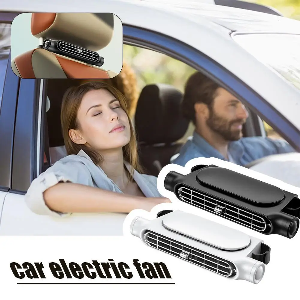 

USB Powered Adjustable Strap Car Interior Decor Fan Car Seat Fan Backseat Cooling Fan Front Rear Seat Headrest Cooling Air Fan