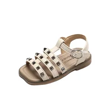 Girls' Sandals 2022 Summer New Fashion Rivet Solid Roman Shoes Princess Sandals Girls' Soft Bottom Anti Slip Beach Sandals
Girls' Sandals 2022 Summer New Fashion Rivet Solid Roman Shoes Princess Sandals Girls' Soft Bottom Anti Slip Beach Sandals