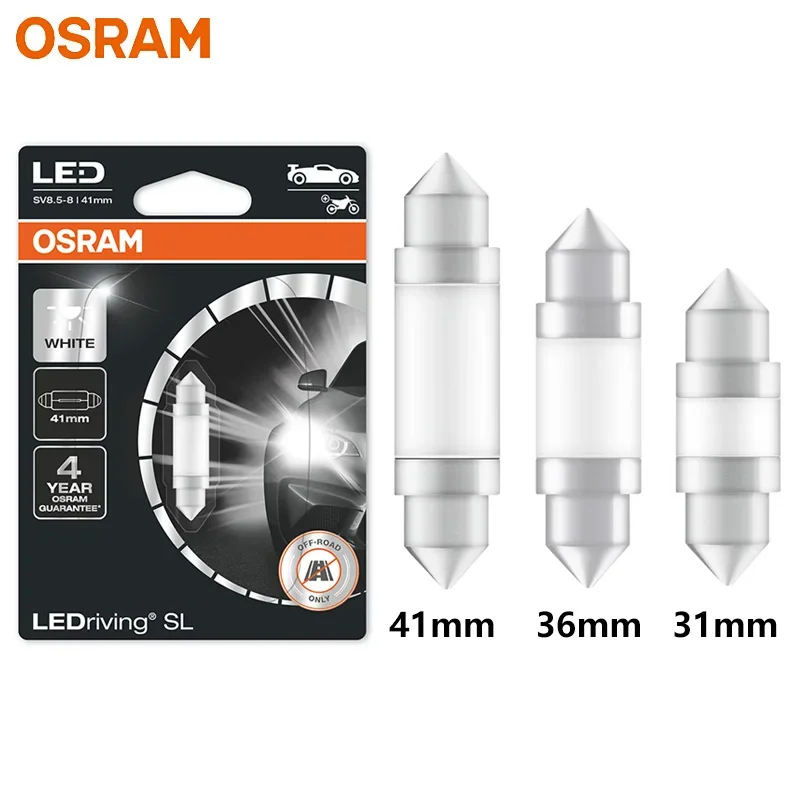 OSRAM СВЕТОДИОДНЫЙ C5W 6000K белая гирлянда 31 мм 36 мм 41 мм LEDriving SL Advance автомобильная лампа для внутреннего номерного знака
OSRAM СВЕТОДИОДНЫЙ C5W 6000K белая гирлянда 31 мм 36 мм 41 мм LEDriving SL Advance автомобильная лампа для внутреннего номерного знака