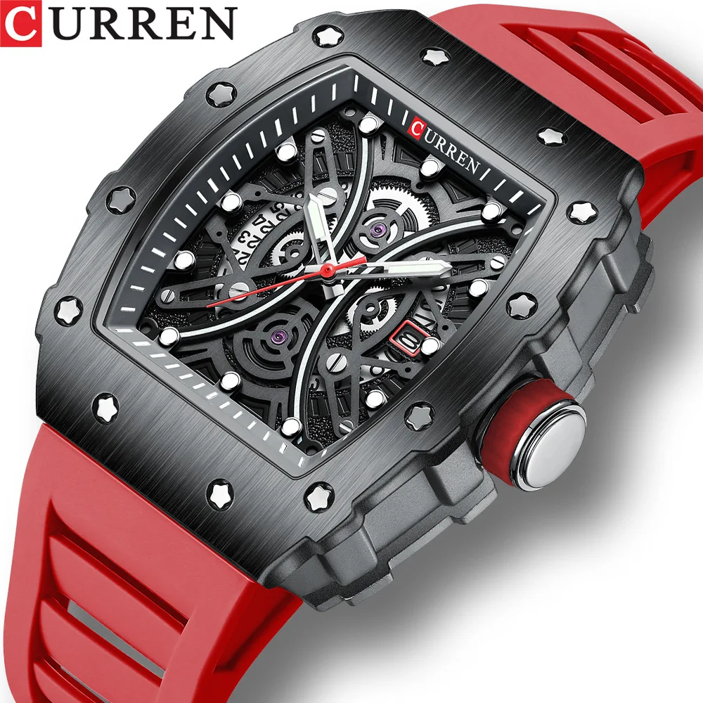 Curren/ Karen Men's Watch New Waterproof Tape Shi Ying Sports Leisure 8438 Calendar
Curren/ Karen Men's Watch New Waterproof Tape Shi Ying Sports Leisure 8438 Calendar