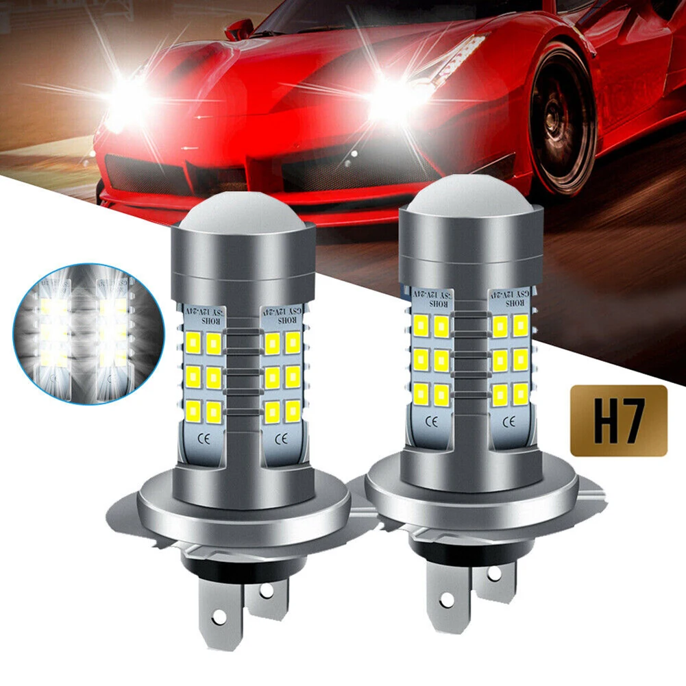 2pcs/set H7 DC 12V LED Headlight Bulb Kit High Low Beam Super Bright 6000K White Universal Car Accessories
2pcs/set H7 DC 12V LED Headlight Bulb Kit High Low Beam Super Bright 6000K White Universal Car Accessories