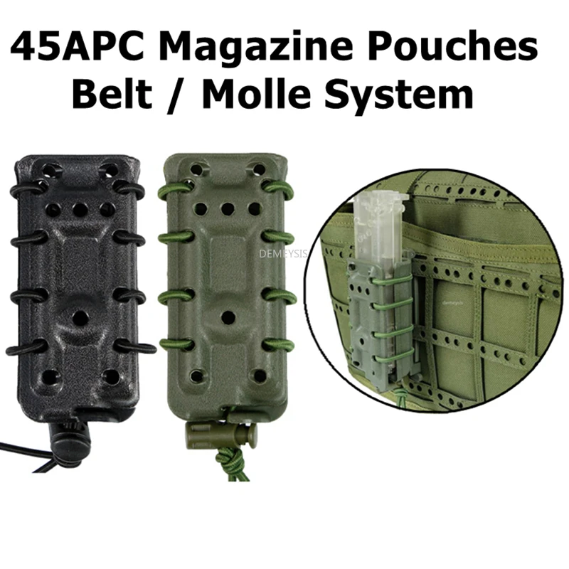 Tactical Magazine Pouch for Belt / Molle System 45APC Pistol Fast Mag Case Military Army Ammo Pouches
Tactical Magazine Pouch for Belt / Molle System 45APC Pistol Fast Mag Case Military Army Ammo Pouches