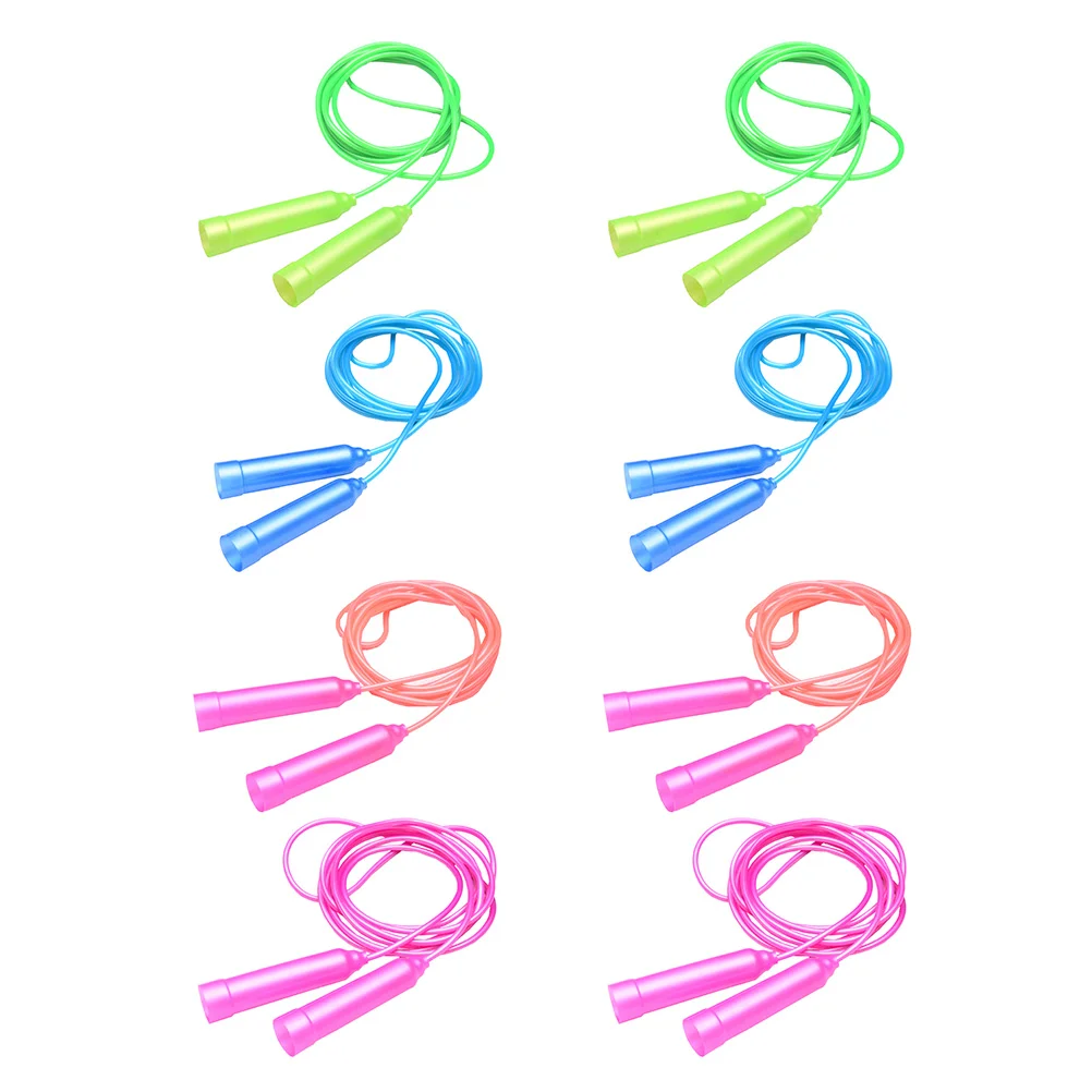 

Adjustable Length Jumping Ropes Plastic Handle Skipping Ropes Sports Fitness Exercise Equipment For Kids