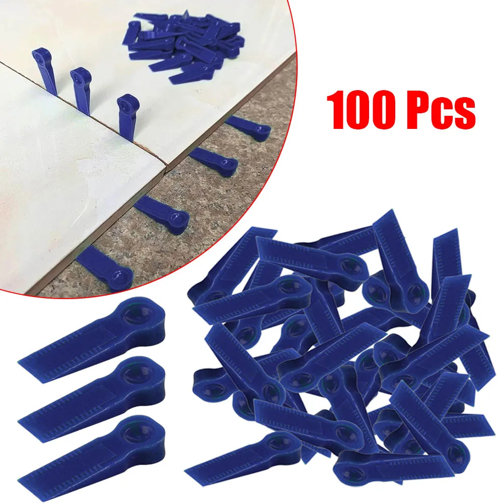 100Pcs Tile Adjustment Wedge Tile Leveling System Locator Spacers Reusable Plastic Tile Spacers Positioning Clips Tile Tool
100Pcs Tile Adjustment Wedge Tile Leveling System Locator Spacers Reusable Plastic Tile Spacers Positioning Clips Tile Tool