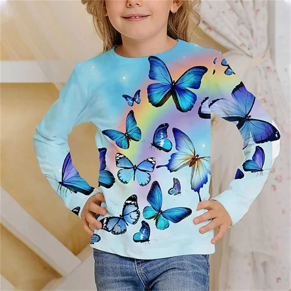 2023 Autumn Clothes Kids Children's Things For Girls Clothing 4 To 14 Years T-Shirt Youthful Teen Long Sleeves Top Tee Butterfly
2023 Autumn Clothes Kids Children's Things For Girls Clothing 4 To 14 Years T-Shirt Youthful Teen Long Sleeves Top Tee Butterfly