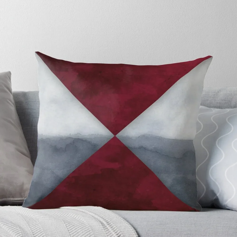 Maroon and Grey Throw Pillow Decorative Sofa Cushions Decorative Cushion
Maroon and Grey Throw Pillow Decorative Sofa Cushions Decorative Cushion