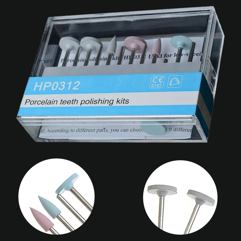 

Стоматологический фарфоровый набор для полировки зубов, скрытый набор для полировки зубных протезов, стоматологические инструменты высокого качества Hp0312
