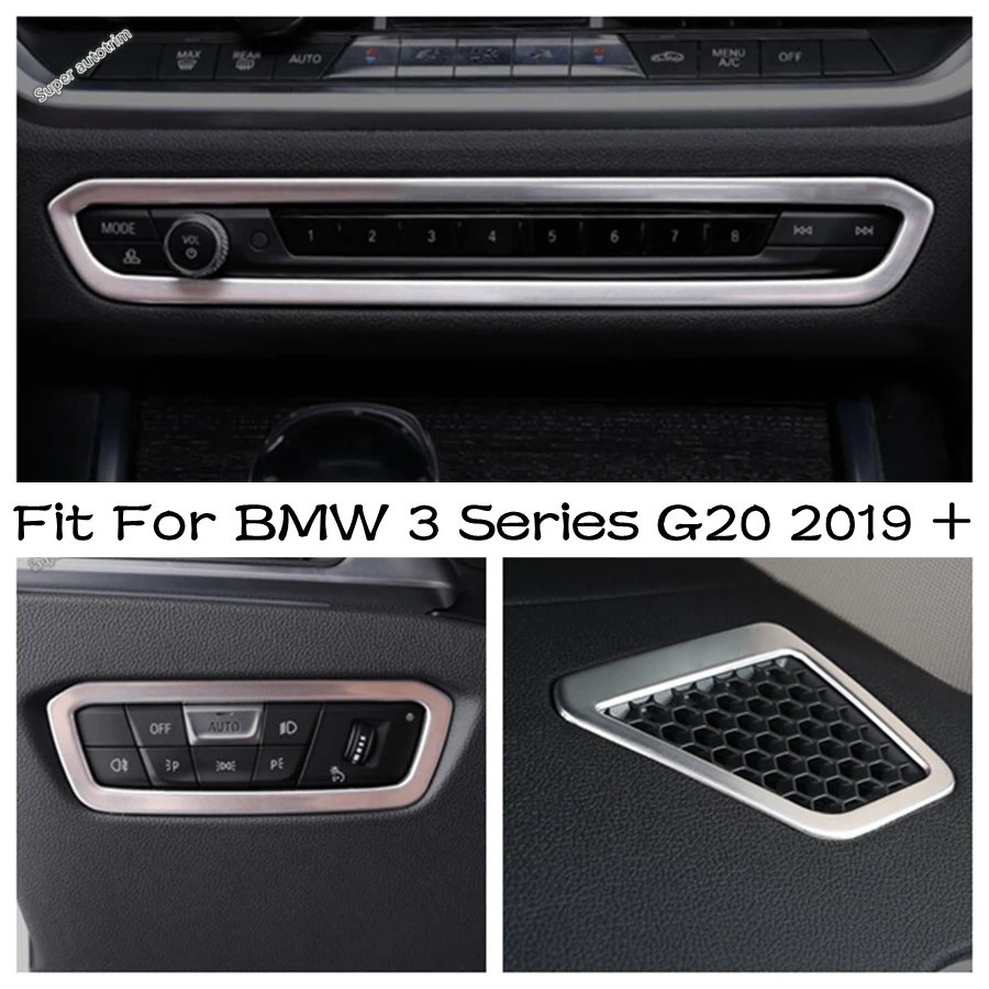 Central Control Air Conditioning Panel Dashboard AC Outlet Vent Cover Trims Fit For BMW 3 Series G20 2019 - 2023 Accessories
Central Control Air Conditioning Panel Dashboard AC Outlet Vent Cover Trims Fit For BMW 3 Series G20 2019 - 2023 Accessories