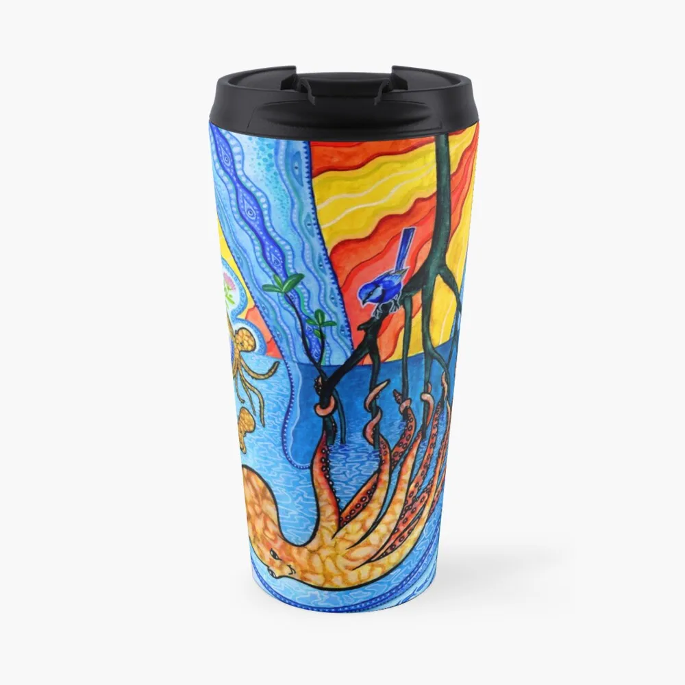 

Octopia - Octopus' love for mangroves Travel Coffee Mug Coffee Mugs Large Cups For Coffee Pretty Coffee Cup