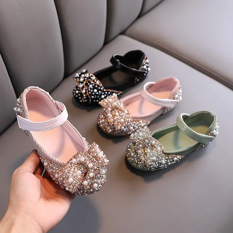 

Children's Leather Shoes Fashion Lolita Kids Girls Wedding Dress Shoes Spring Autumn Shallow Princess Mary Jane Shoes for Party
