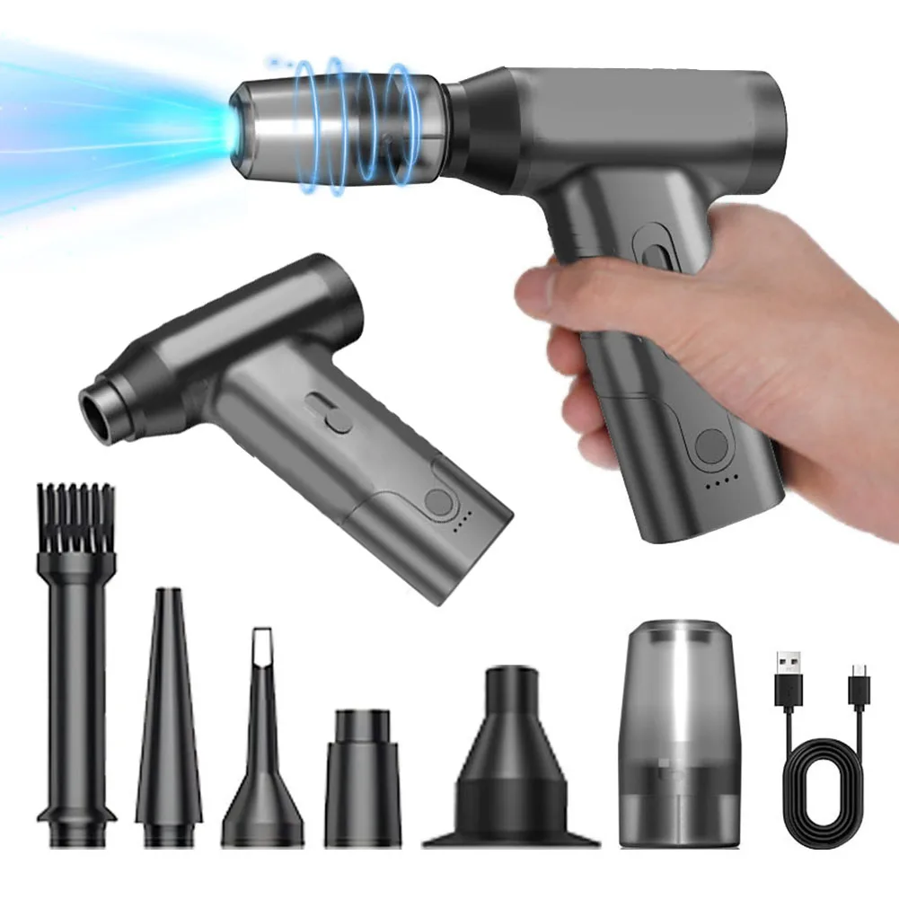 Dual Air Duct Jet Turbo Strong Fan With LED Lighting Dust Elimination 110000RPM Household Cleaning Dust Collector Fan
Dual Air Duct Jet Turbo Strong Fan With LED Lighting Dust Elimination 110000RPM Household Cleaning Dust Collector Fan