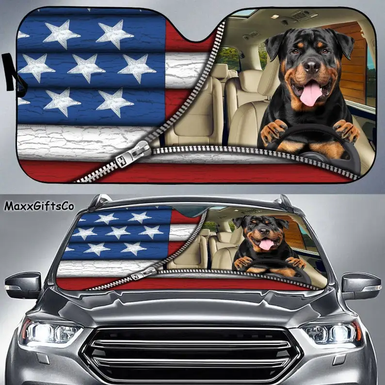 Rottweiler Car Sun Shade, Rottweiler Windshield, Dogs Sunshade, Dog Car Accessories, Car Decoration, Gift For Dad, Mom
Rottweiler Car Sun Shade, Rottweiler Windshield, Dogs Sunshade, Dog Car Accessories, Car Decoration, Gift For Dad, Mom