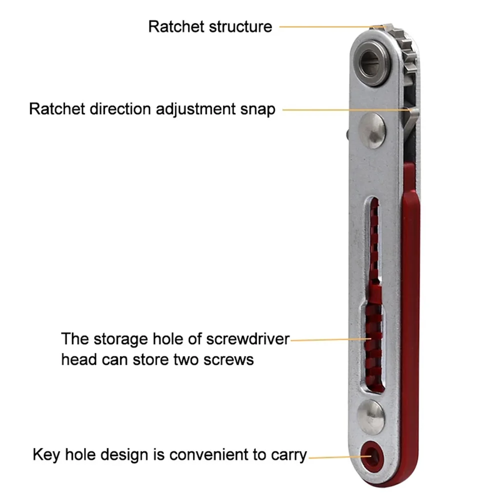 Screwdriver Ratchet Wrench 1 Pc 1/4 Inch 103mm 15 Teeth Bidirectional Control Chrome Vanadium Steel Drill Bits Tool
Screwdriver Ratchet Wrench 1 Pc 1/4 Inch 103mm 15 Teeth Bidirectional Control Chrome Vanadium Steel Drill Bits Tool