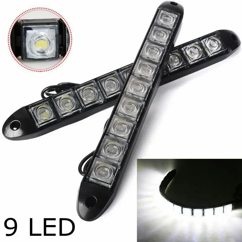 1 Pair 12V Car LED Daytime Running Lights 6500K White Fog Lamp 400LM Waterproof Car Light Assembly Flexible Universal
1 Pair 12V Car LED Daytime Running Lights 6500K White Fog Lamp 400LM Waterproof Car Light Assembly Flexible Universal