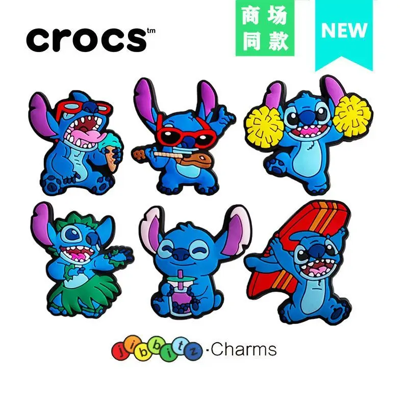 Disney Animation Stitch 6-10pcs Sewing Croc Charms Shoe Clogs Decoration Croc Jibz Accessories Children's Christmas Party Favors
Disney Animation Stitch 6-10pcs Sewing Croc Charms Shoe Clogs Decoration Croc Jibz Accessories Children's Christmas Party Favors