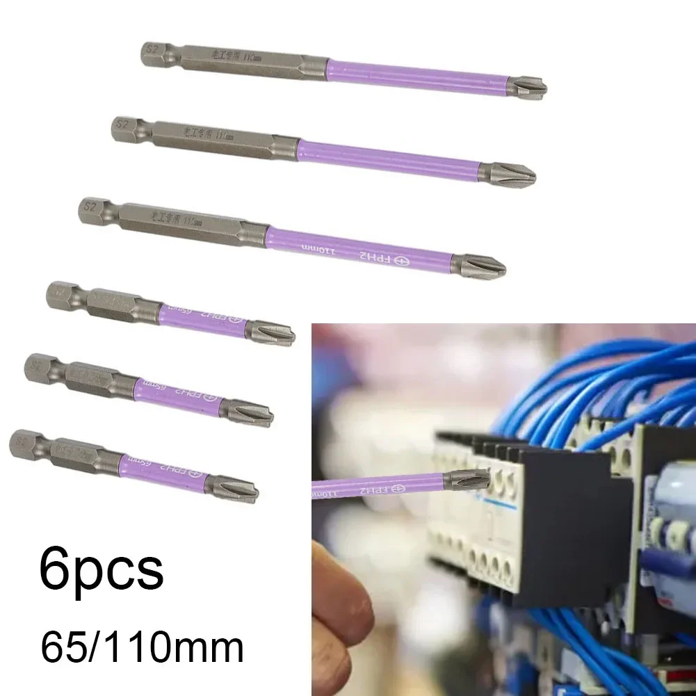 1/2/3/6pcs Magnetic Special Cross Screwdriver Bit Alloy Steel Batch Head Screwdriver Nutdrivers FPH2 For Electrician Hand Tools
1/2/3/6pcs Magnetic Special Cross Screwdriver Bit Alloy Steel Batch Head Screwdriver Nutdrivers FPH2 For Electrician Hand Tools