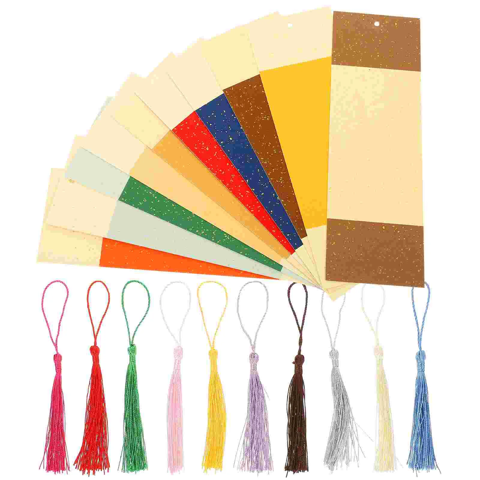 10 Sets Bookmark for Kids Paper Soft Card Bookmarks Ornaments Label Blank Tassel Child
10 Sets Bookmark for Kids Paper Soft Card Bookmarks Ornaments Label Blank Tassel Child
