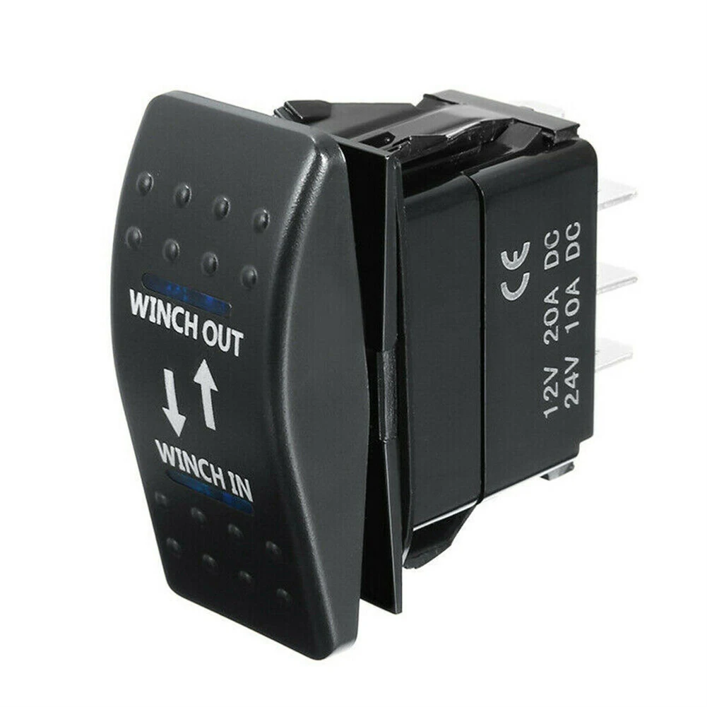 7-Pin Winch In/Out Rocker Switch For Upgrading Most Wiring Harness To Control Led (ON)-OFF-(ON) Switch Blue IP67 High Quality
7-Pin Winch In/Out Rocker Switch For Upgrading Most Wiring Harness To Control Led (ON)-OFF-(ON) Switch Blue IP67 High Quality