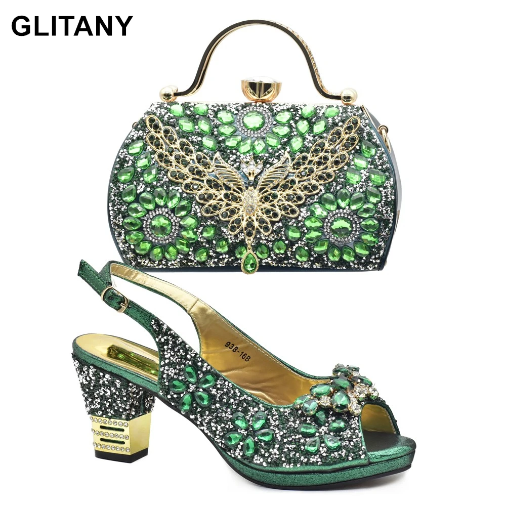 Latest Design Italian Women Wedding Shoes and Bag Set Decorated with Rhinestone Women Shoe Size 43 Shoes for Women 2023
Latest Design Italian Women Wedding Shoes and Bag Set Decorated with Rhinestone Women Shoe Size 43 Shoes for Women 2023