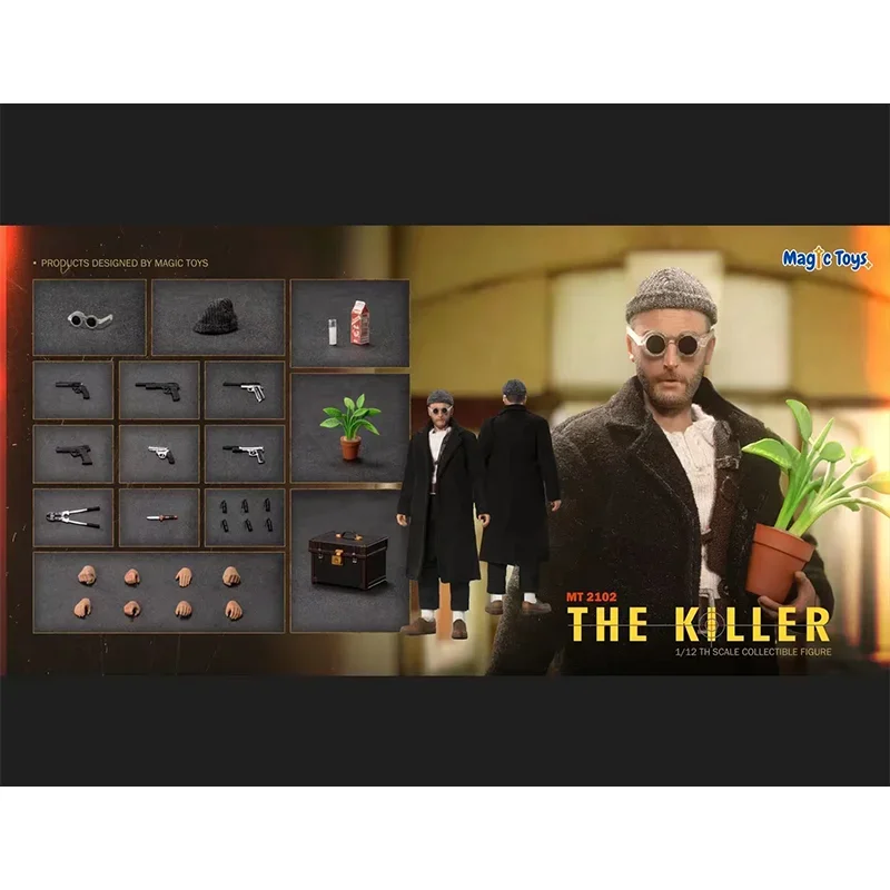 Original Magic Toys THE KILLER MT 2102 1/12 LEON In Stock Anime Action Collection Figures Model
Original Magic Toys THE KILLER MT 2102 1/12 LEON In Stock Anime Action Collection Figures Model