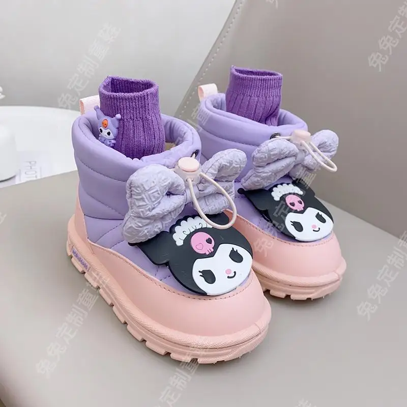 Sanrio Kuromi Anime Children Comfortable Snow Boot Winter Cartoon Cute Plus Velvet Casual Snow Boot Girl Warm Short Cotton Boot
Sanrio Kuromi Anime Children Comfortable Snow Boot Winter Cartoon Cute Plus Velvet Casual Snow Boot Girl Warm Short Cotton Boot