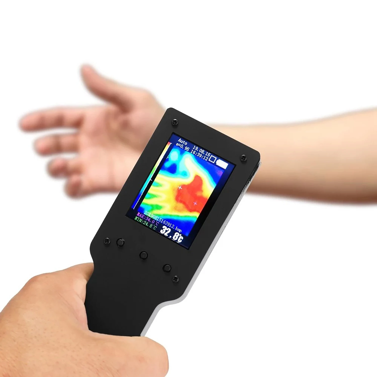 Infrared Thermal Imager 2.4 inch LCD Industrial Testing Floor Heating Tube Testing Thermal Imaging Camera
Infrared Thermal Imager 2.4 inch LCD Industrial Testing Floor Heating Tube Testing Thermal Imaging Camera