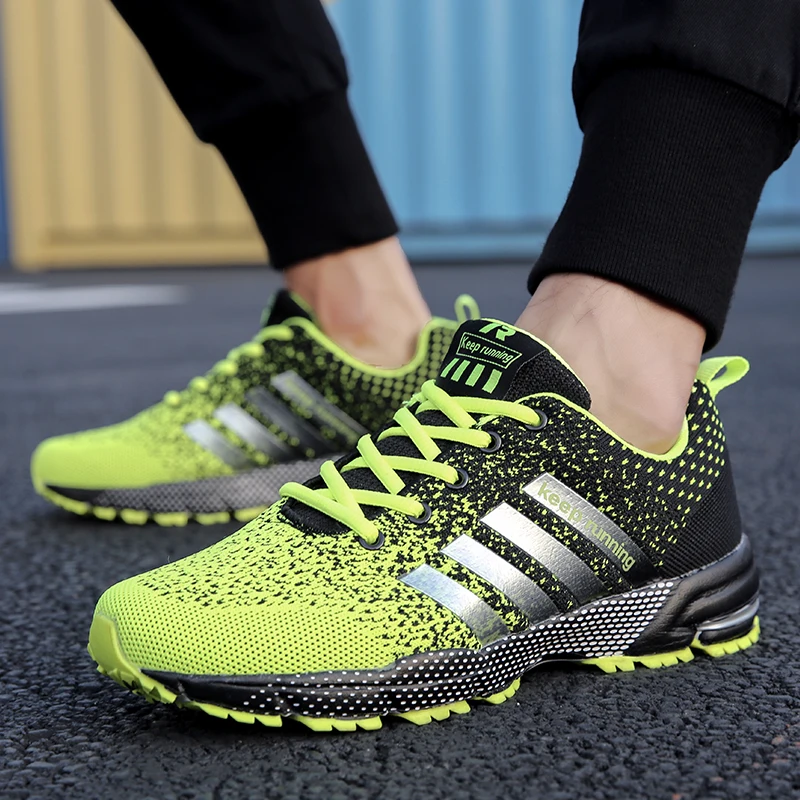 Hot Sale Green Running Shoes Unisex Men Sports Shoes Jogging Mesh Breathable Big Size 48 Women Trainers zapatillas running mujer
Hot Sale Green Running Shoes Unisex Men Sports Shoes Jogging Mesh Breathable Big Size 48 Women Trainers zapatillas running mujer