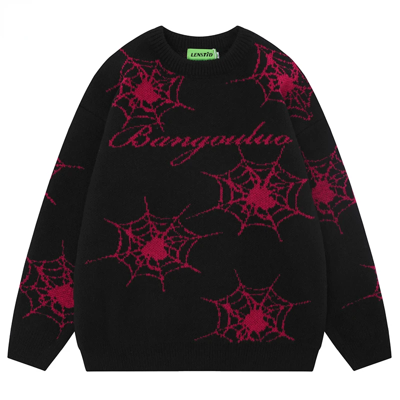 Autumn Men Knitted Jumper Sweaters Hip Hop Spider Web Graphic Knitwear 2023 Streetwear Harajuku Fashion Casual Pullover Clothing
Autumn Men Knitted Jumper Sweaters Hip Hop Spider Web Graphic Knitwear 2023 Streetwear Harajuku Fashion Casual Pullover Clothing