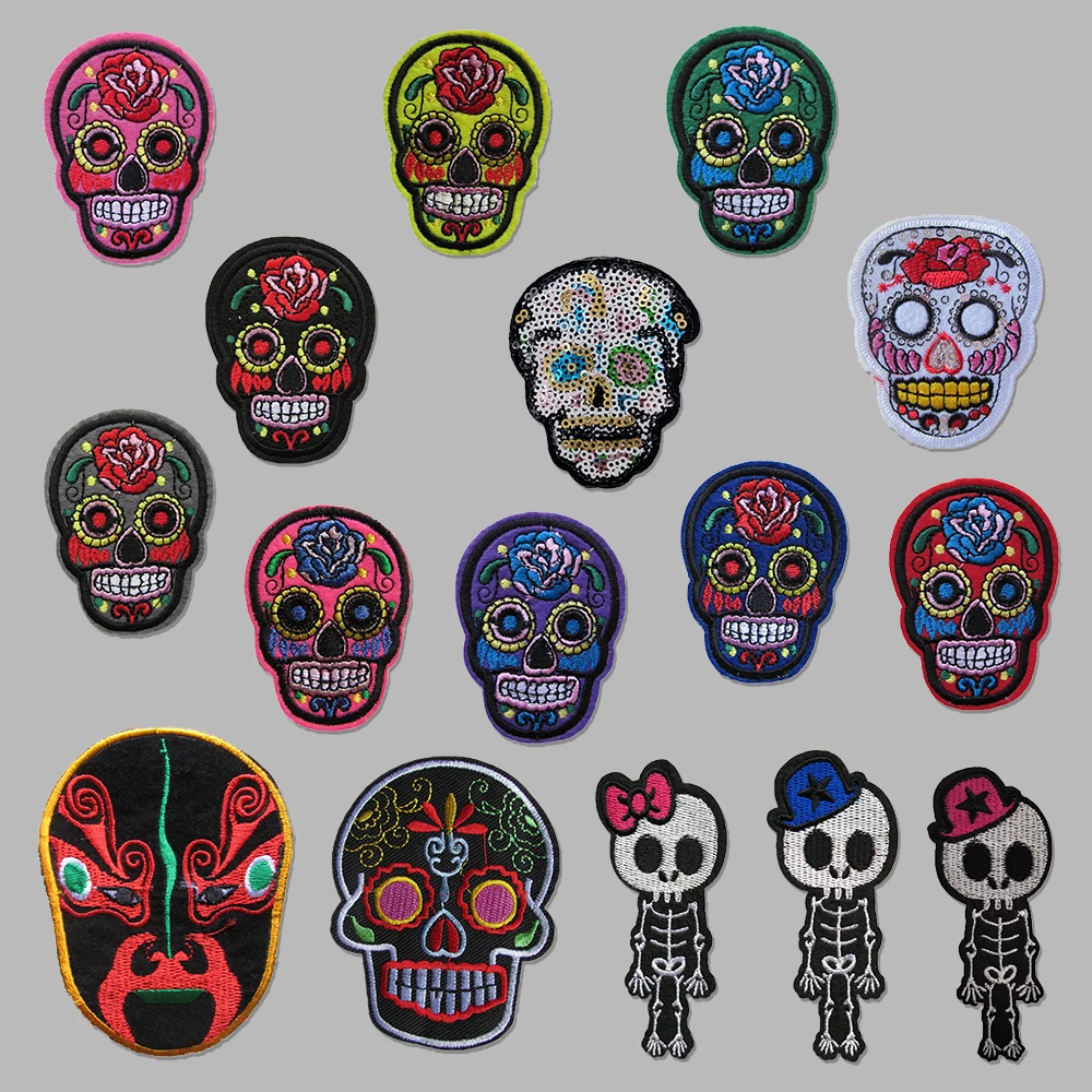 Оптовая продажа 100 штук череп голова Скелет вышивка термоплавкий клей глажка Сделай Сам шитье украшение Одежда нашивки
Оптовая продажа 100 штук череп голова Скелет вышивка термоплавкий клей глажка Сделай Сам шитье украшение Одежда нашивки