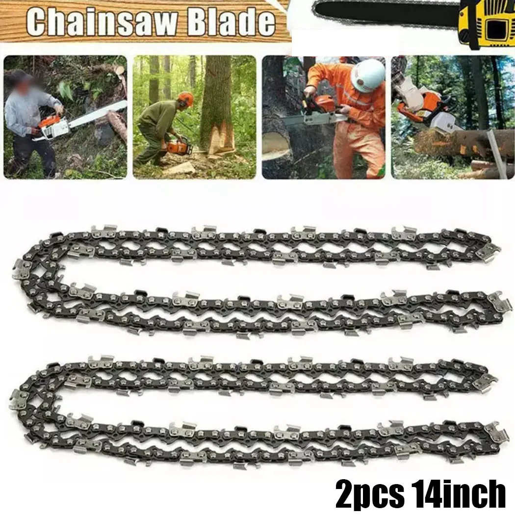 2Pcs Chain Chainsaw Chain 14inch Chains Wood Cutting Tools 1.3mm (.050) Gauge 52 Links For Bosch AKE35s Useful
2Pcs Chain Chainsaw Chain 14inch Chains Wood Cutting Tools 1.3mm (.050) Gauge 52 Links For Bosch AKE35s Useful