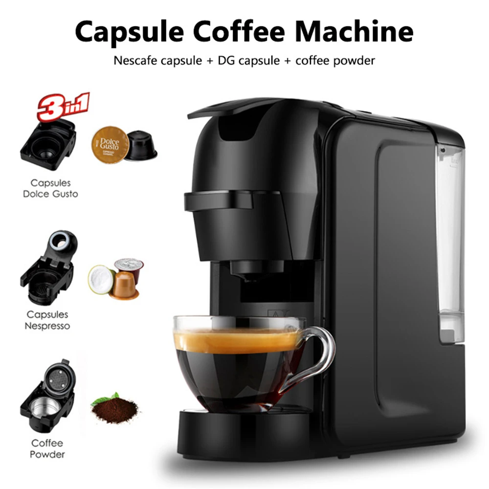 

Home Capsule Coffee Machine 1450W Hotel Single Cup Drip Coffee Machine Capsule Espresso Semi Automatic