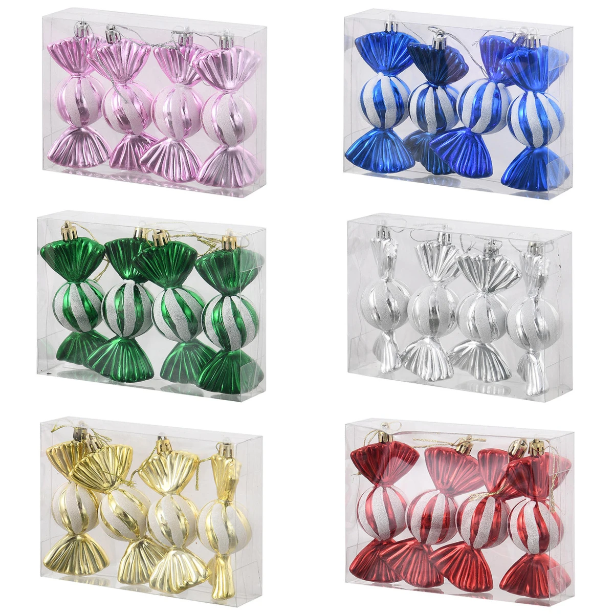 4 шт., подвесные украшения для новогодней ёлки
4 шт., подвесные украшения для новогодней ёлки