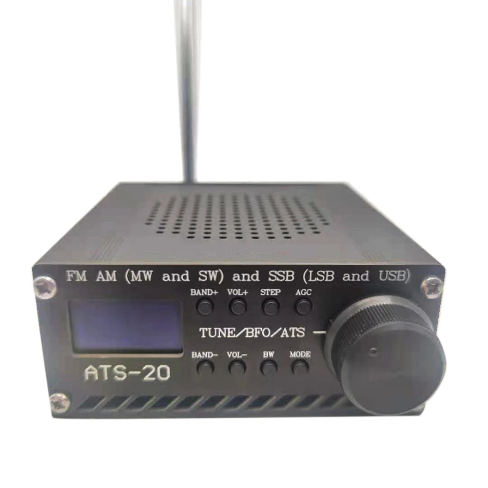 

Assembled SI4732 All Band Radio Receiver FM AM (MW & SW) SSB (LSB & USB) with Lithium Battery + Antenna + Speaker + Case