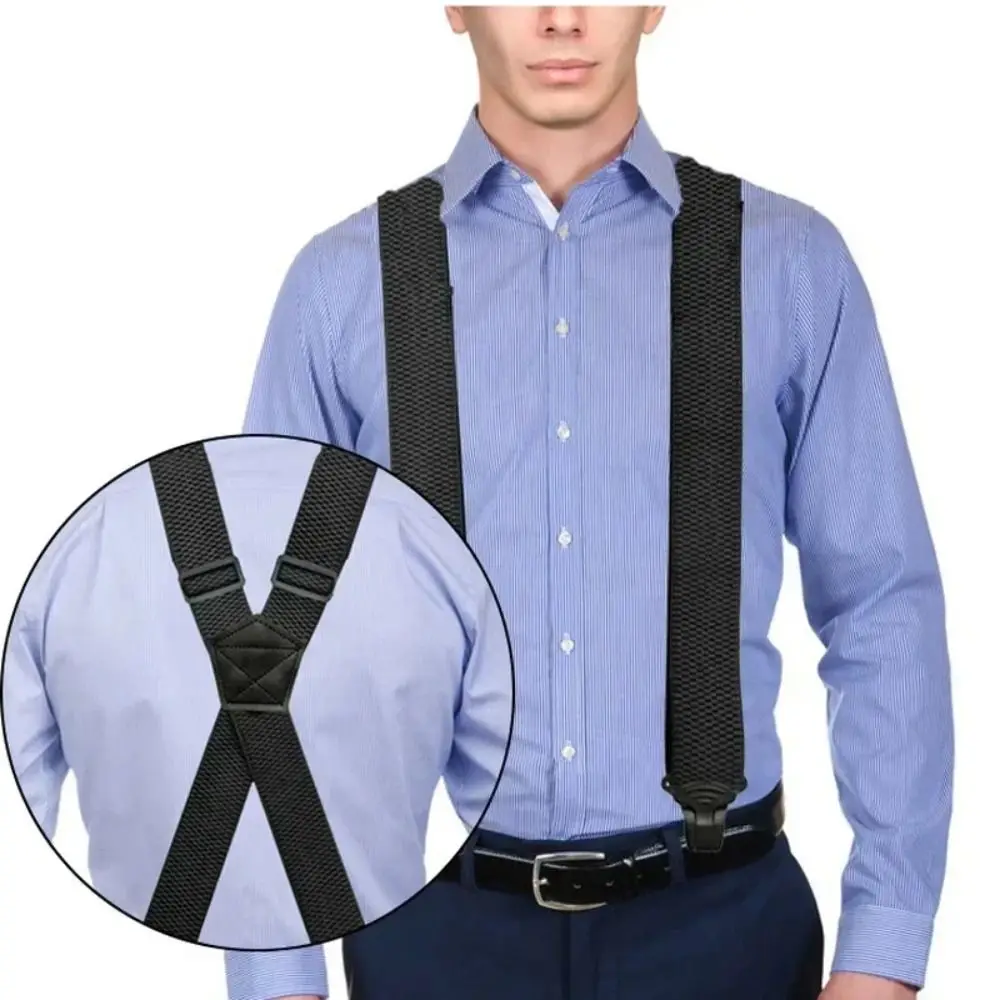 Vintage Braces Suspenders New 3.8cm Wide X Back 4 Clips Elastic Braces Adjustable Wedding Party Trouser Straps Belt Men Women
Vintage Braces Suspenders New 3.8cm Wide X Back 4 Clips Elastic Braces Adjustable Wedding Party Trouser Straps Belt Men Women