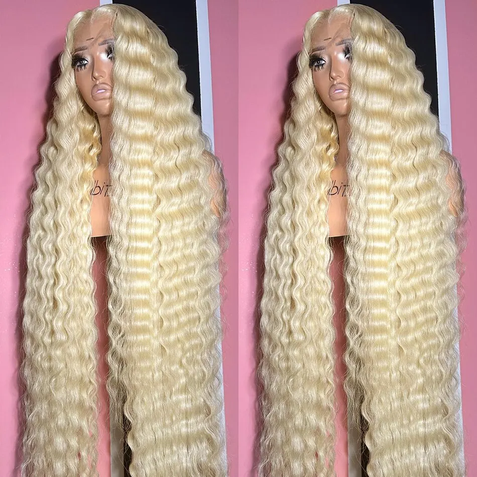 

Парик Water Wave 613 Hd на сетке спереди, парик для женщин 13x6, бразильские прозрачные кудрявые волосы медового, светлого цвета, 13x 4, парик из человеческих волос спереди на сетке