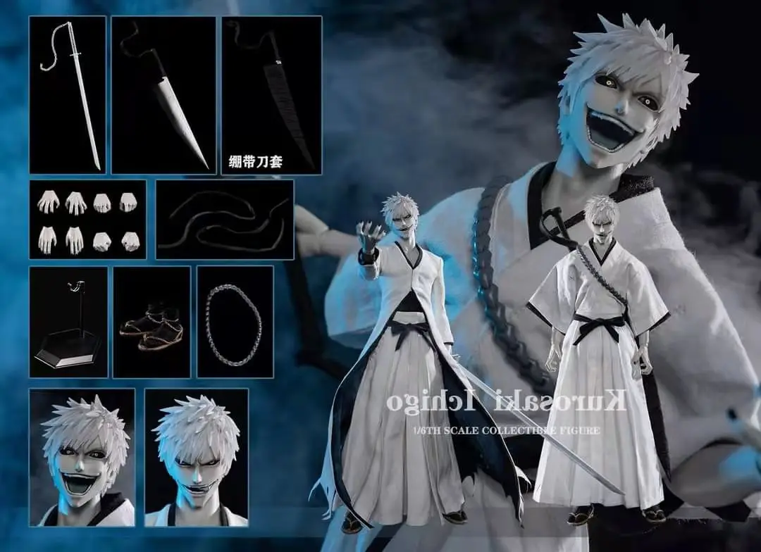 34CM GAMETOYS Movable White Lord Void White Ichigo Double-headed Carving Gk Figure
34CM GAMETOYS Movable White Lord Void White Ichigo Double-headed Carving Gk Figure