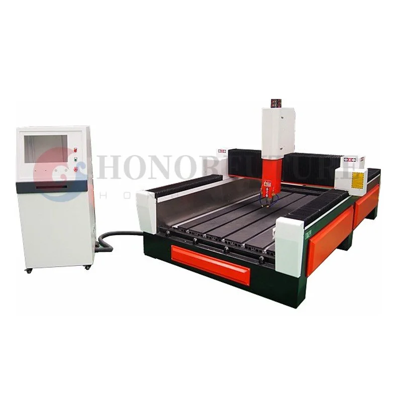 

6090 4*8FT 1530 Stone CNC Router with 4.5kw 5.5kw Water Cooling Spindle 3D Engraving Marble Aluminum