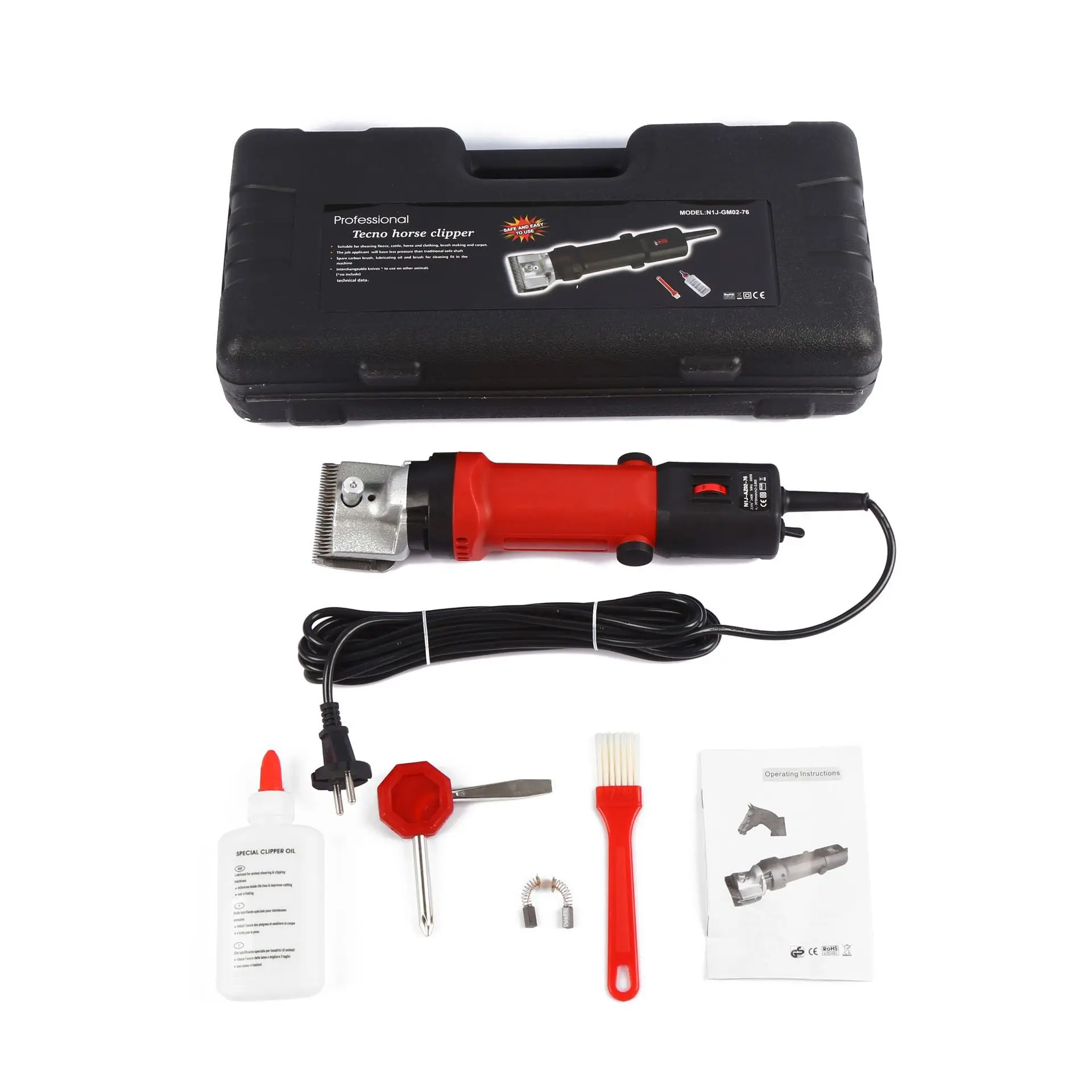 2500W Electric Horse Hair Clipper Sheep Pet Hair Clipper Shearing Kit Shear Wool Cut Goat Pet Animal Shearing Supplies Farm Cut
2500W Electric Horse Hair Clipper Sheep Pet Hair Clipper Shearing Kit Shear Wool Cut Goat Pet Animal Shearing Supplies Farm Cut